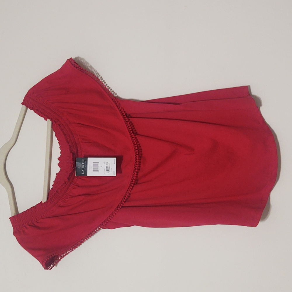Red summer top